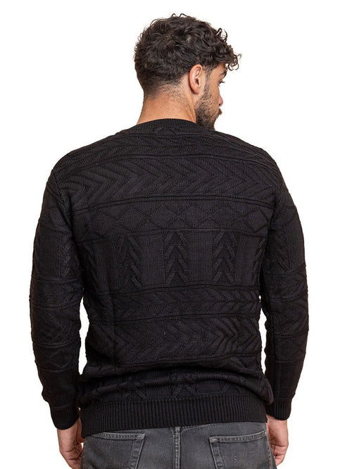 Black Design 2428 Round Pullover - Khotwh