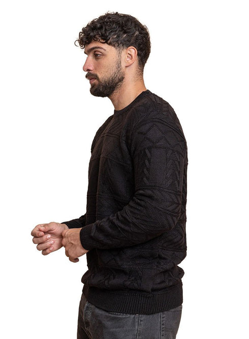 Black Design 2428 Round Pullover - Khotwh
