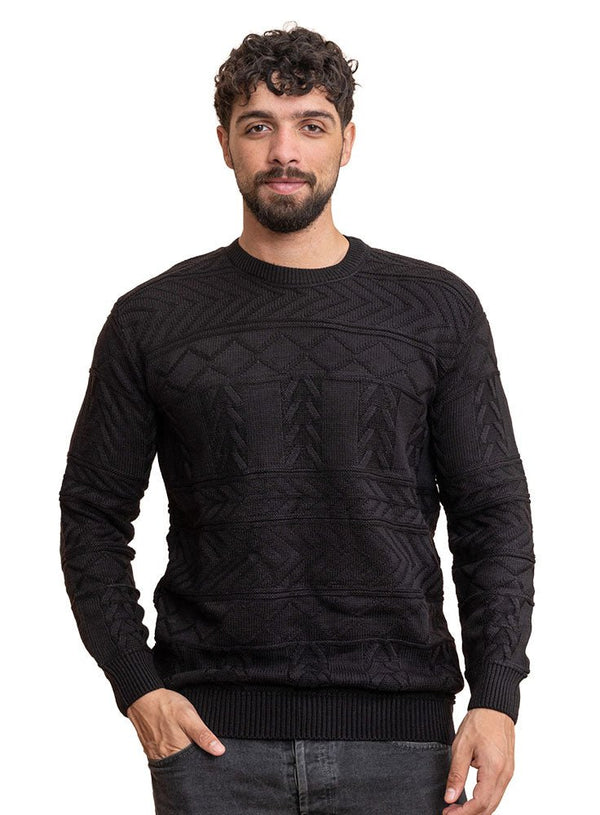 Black Design 2428 Round Pullover - Khotwh