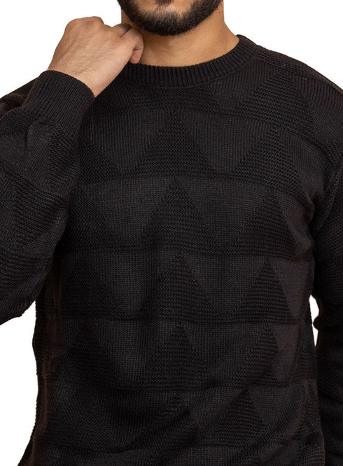 Black Design 2433 Round Pullover - Khotwh