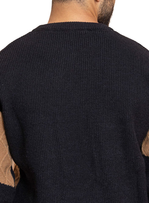 Black Design 2453 Round Pullover - Khotwh