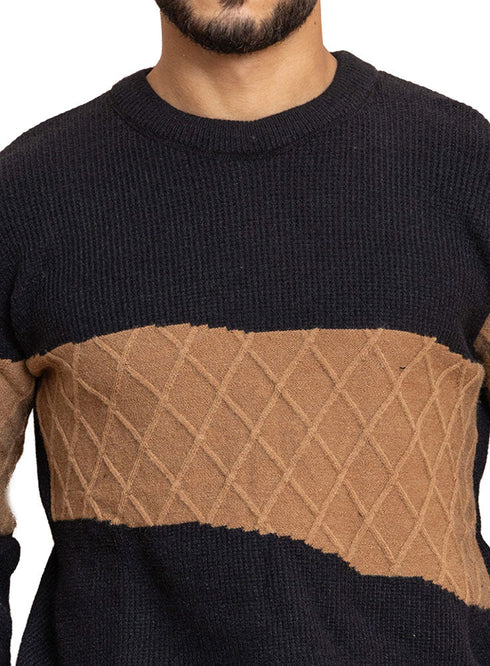 Black Design 2453 Round Pullover - Khotwh