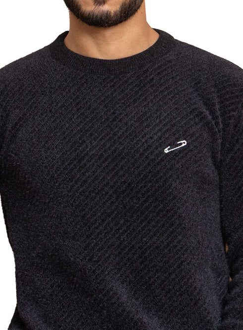 Black Design 2478 Round Pullover - Khotwh