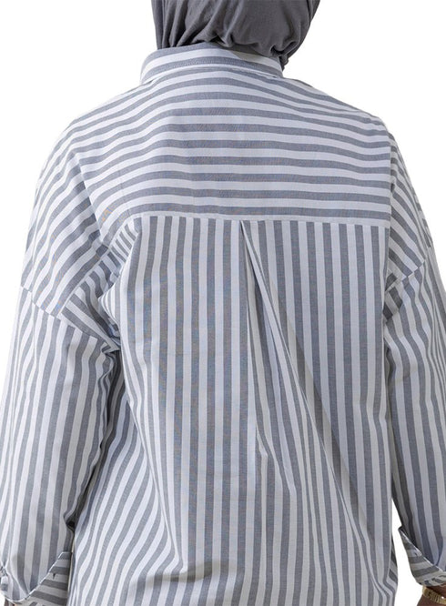 Black - Design 3 Pocket S - Over Size Shirt - Khotwh