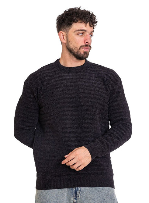 Black Design 300 Round Pullover - Khotwh