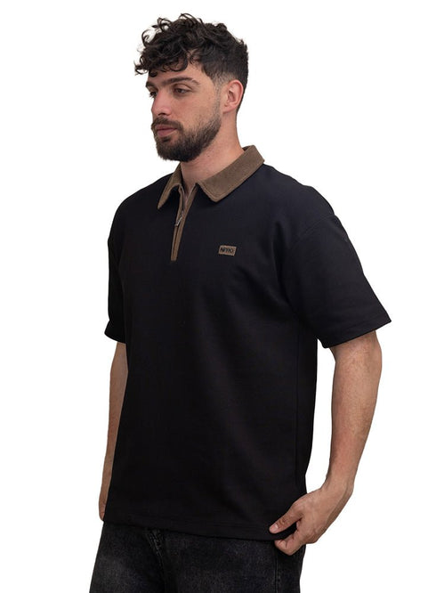 Black Design 3011 NF - Polo Neck T-Shirt - Khotwh