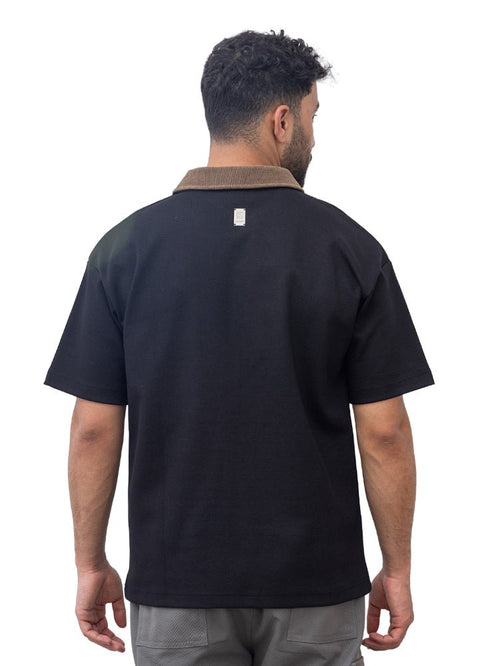 Black Design 3011 NF - Polo Neck T-Shirt - Khotwh