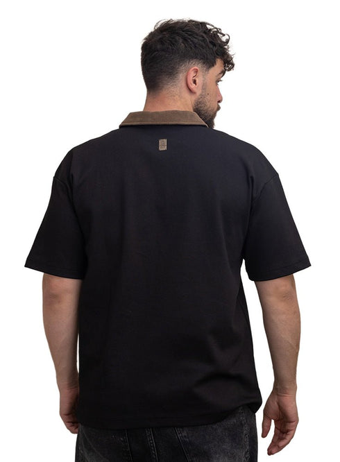 Black Design 3011 NF - Polo Neck T-Shirt - Khotwh