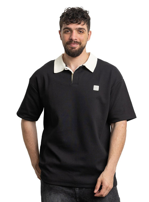 Black Design 3015 NF - Polo Neck T-Shirt - Khotwh