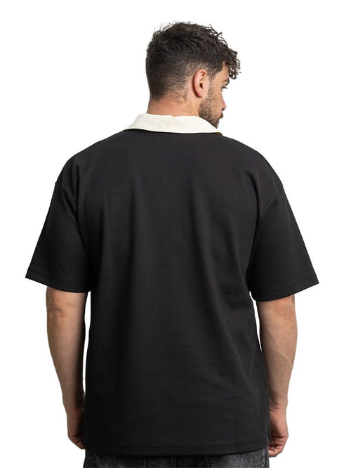 Black Design 3015 NF - Polo Neck T-Shirt - Khotwh