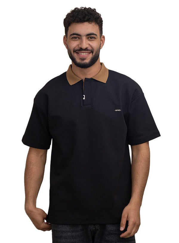 Black Design 3017 NF - Polo Neck T-Shirt - Khotwh