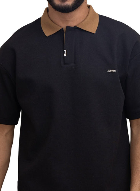 Black Design 3017 NF - Polo Neck T-Shirt - Khotwh