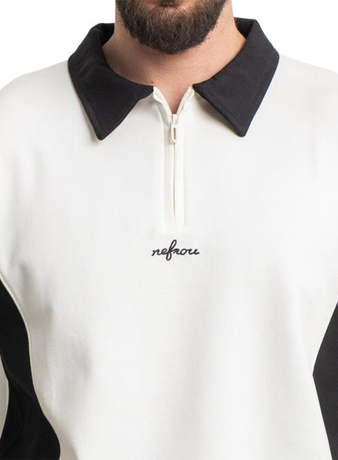 Black Design 3018 NF - Polo Neck T-Shirt - Khotwh