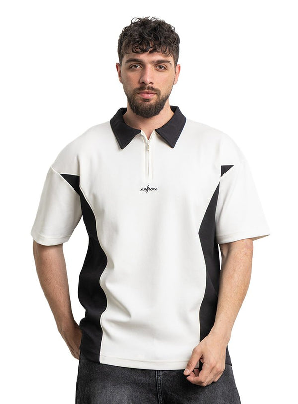 Black Design 3018 NF - Polo Neck T-Shirt - Khotwh