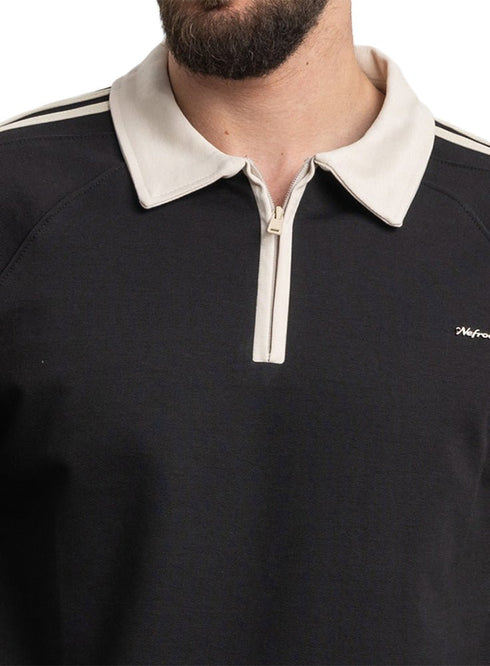 Black Design 3024 NF - Polo Neck T-Shirt - Khotwh