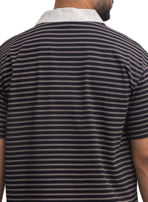Black Design 3047 NF - Polo Neck T-Shirt - Khotwh