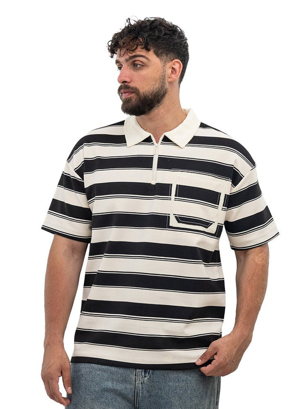 Black Design 3057 NF-Polo Neck T-Shirt - Khotwh