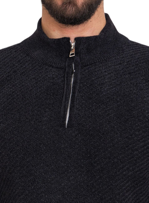 Black Design 306 Round Pullover - Khotwh
