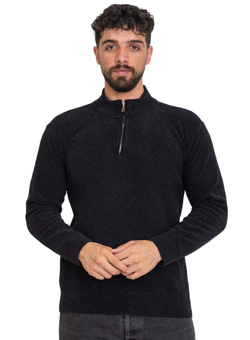 Black Design 306 Round Pullover - Khotwh
