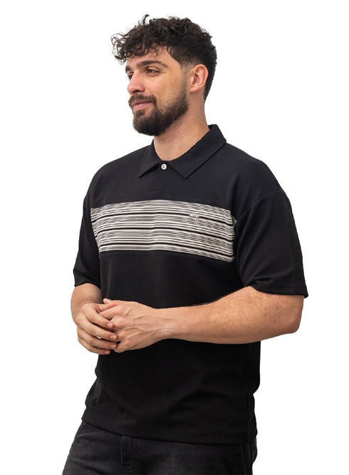 Black Design 3063 NF - Polo Neck T-Shirt - Khotwh