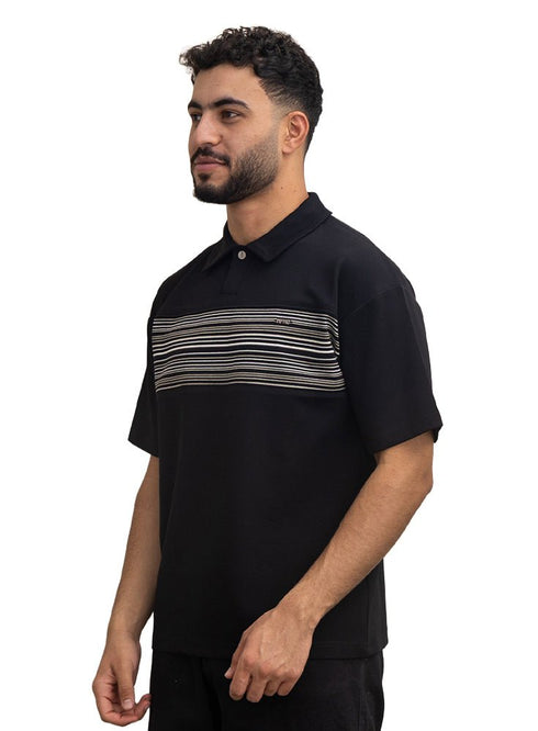 Black Design 3064 NF - Polo Neck T-Shirt - Khotwh