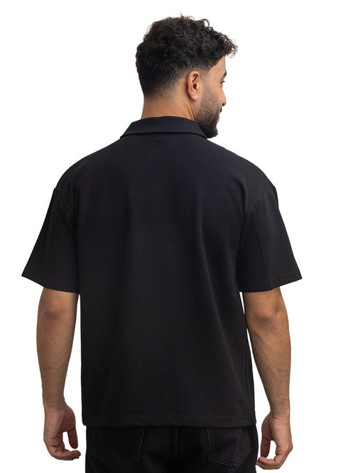 Black Design 3064 NF - Polo Neck T-Shirt - Khotwh