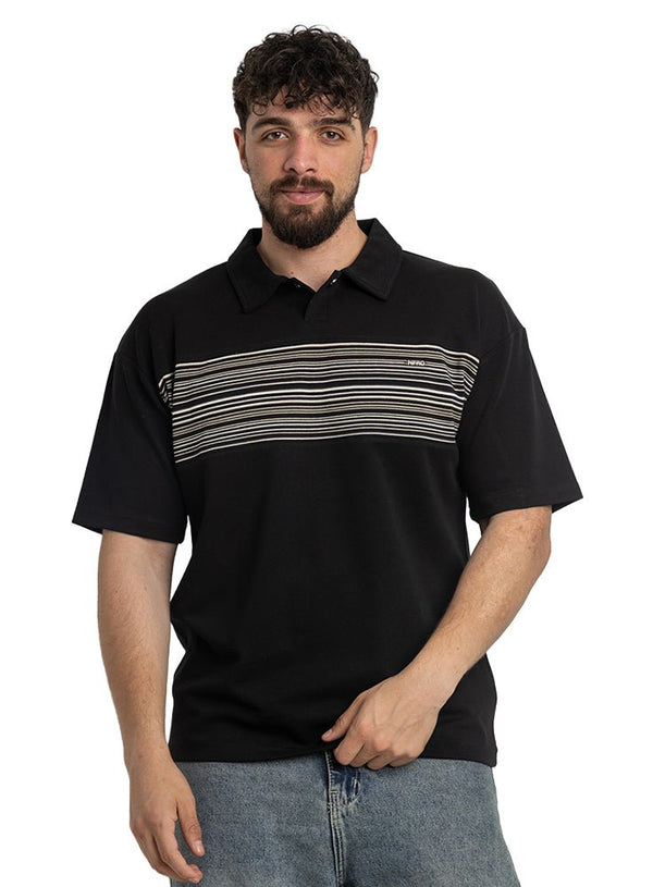 Black Design 3065 NF - Polo Neck T-Shirt - Khotwh