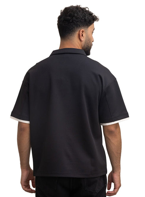Black Design 3068 NF - Polo Neck T-Shirt - Khotwh