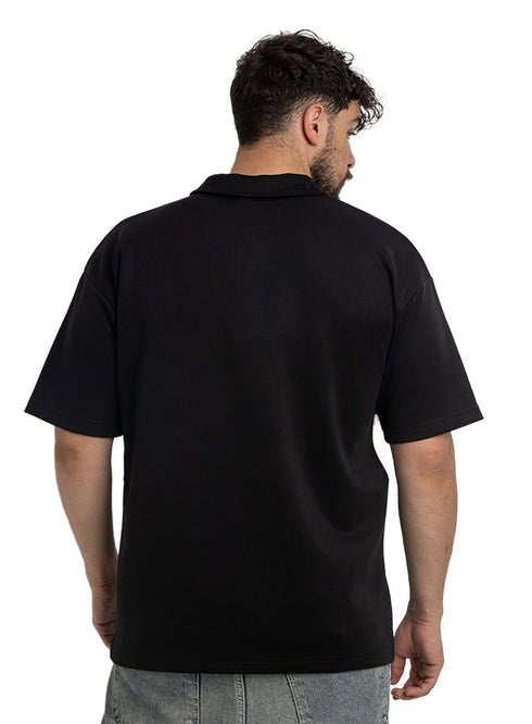 Black Design 3070 NF - Polo Neck T-Shirt - Khotwh