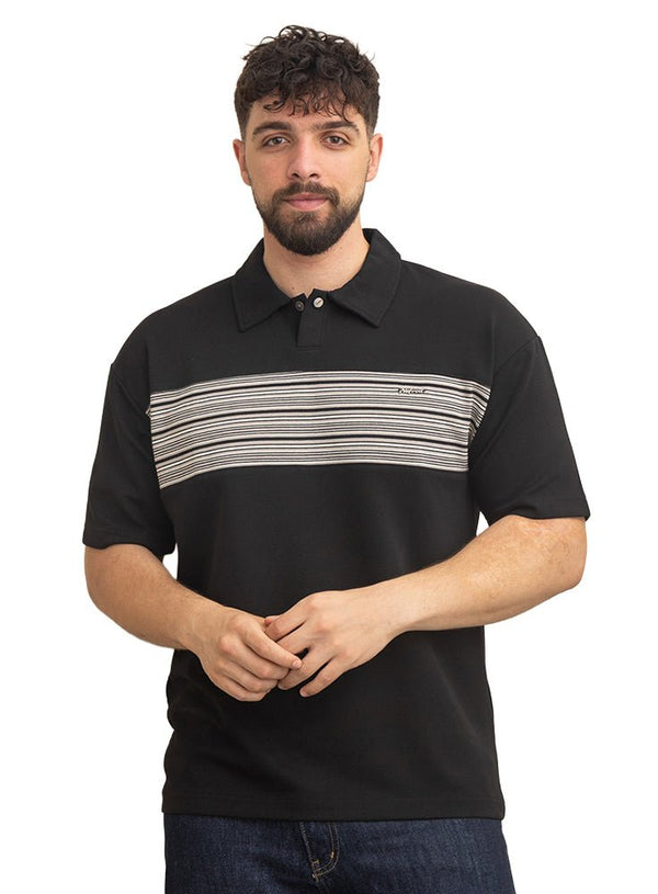Black Design 3076 NF-Polo Neck T-Shirt - Khotwh