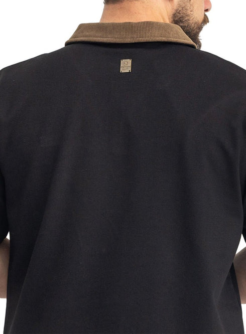Black Design 3082 NF-Polo Neck T-Shirt - Khotwh