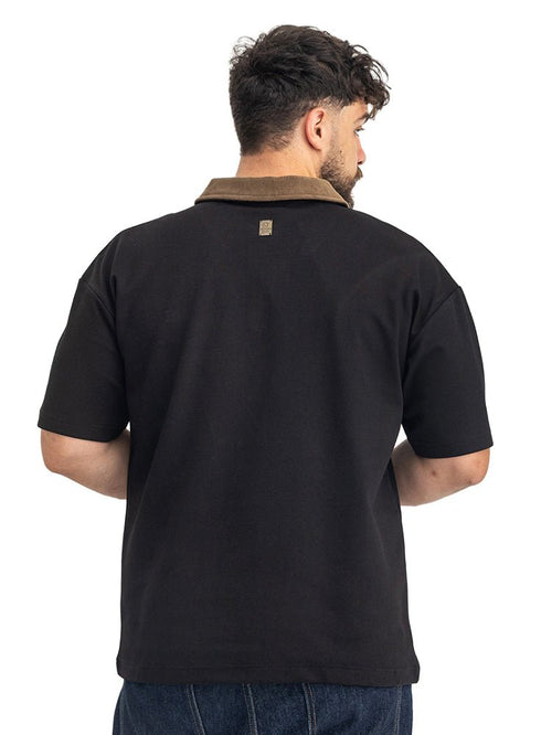 Black Design 3082 NF-Polo Neck T-Shirt - Khotwh