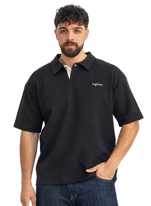 Black Design 3083 NF-Polo Neck T-Shirt - Khotwh