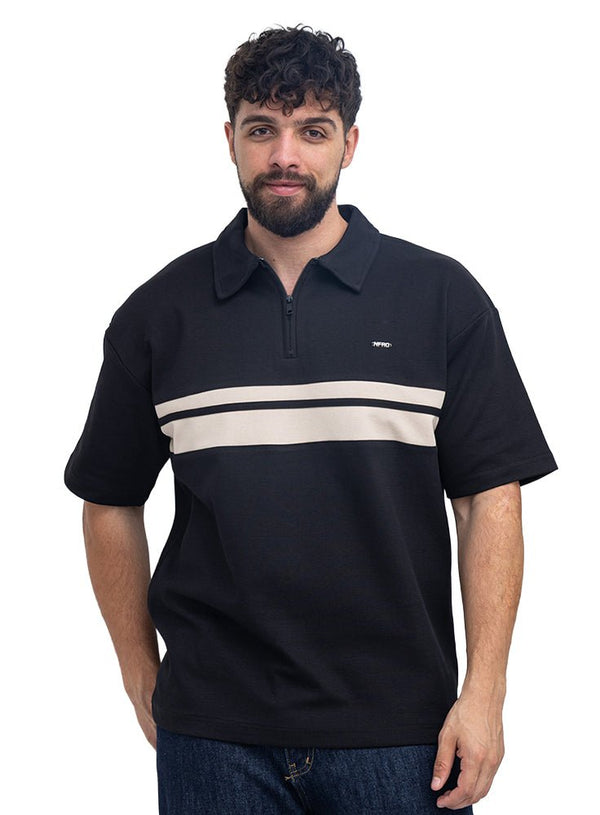 Black Design 3086 NF-Polo Neck T-Shirt - Khotwh