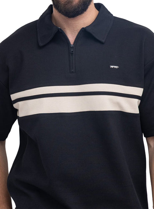 Black Design 3086 NF-Polo Neck T-Shirt - Khotwh
