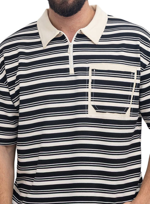 Black Design 3097 NF-Polo Neck T-Shirt - Khotwh