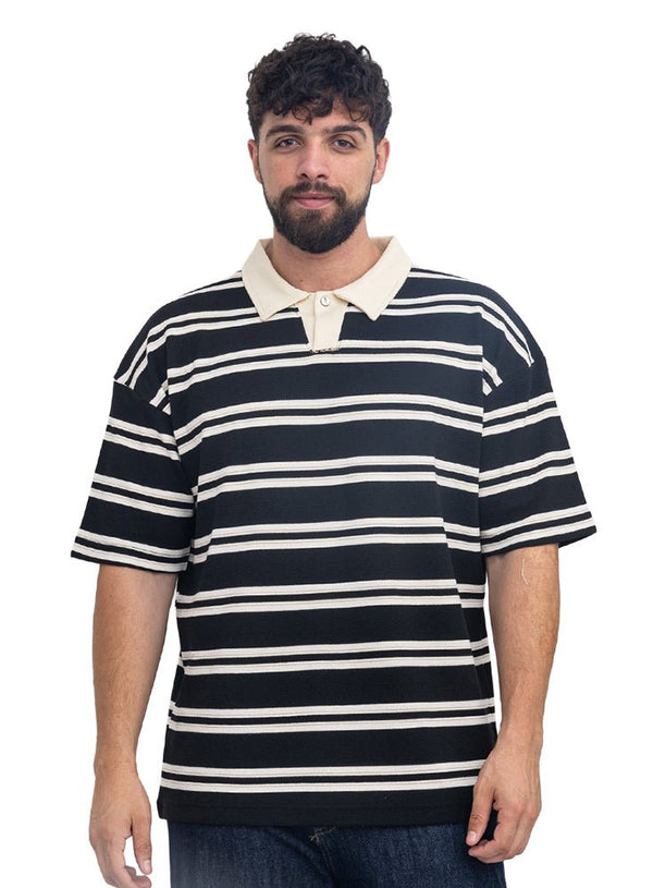 Black Design 3101 NF-Polo Neck T-Shirt - Khotwh