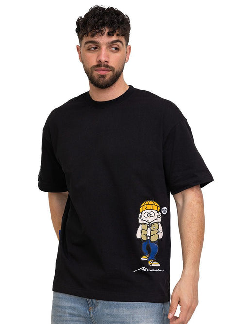 Black Design 3516VIG - O - S Round T-shirt - Khotwh