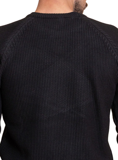 Black Design 356 Round Pullover - Khotwh