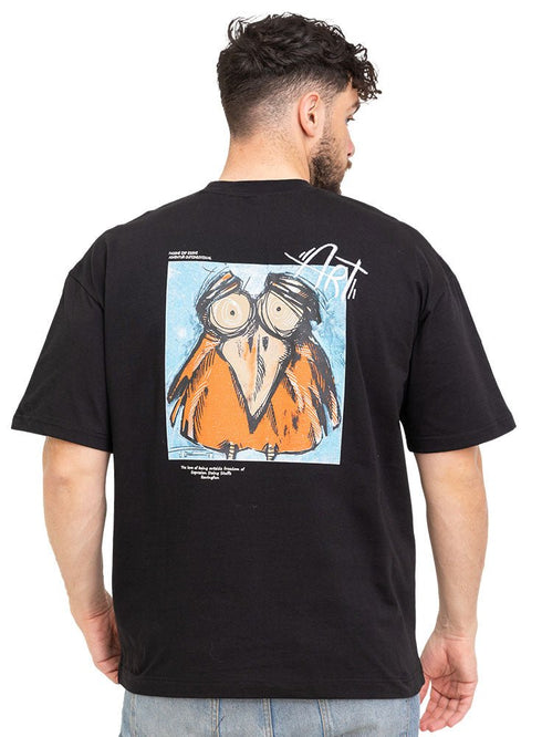 Black Design 3704VIG - O - S Round T-shirt - Khotwh