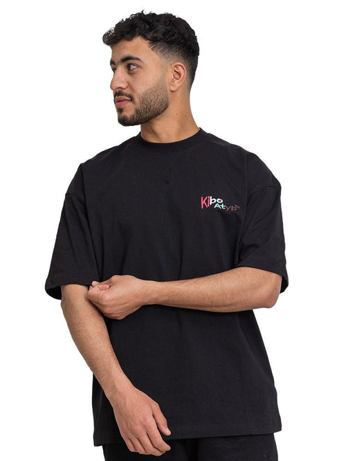 Black Design 3710VIG - O - S Round T-shirt - Khotwh