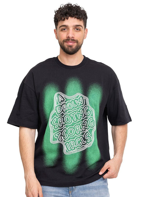 Black Design 3716VIG - O - S Round T-shirt - Khotwh