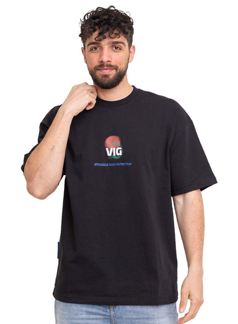 Black Design 3747VIG - O - S Round T-shirt - Khotwh