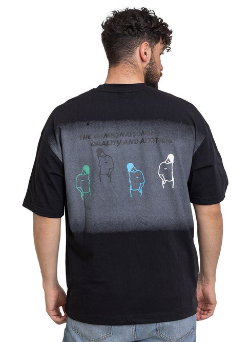 Black Design 3750VIG - O - S Round T-shirt - Khotwh