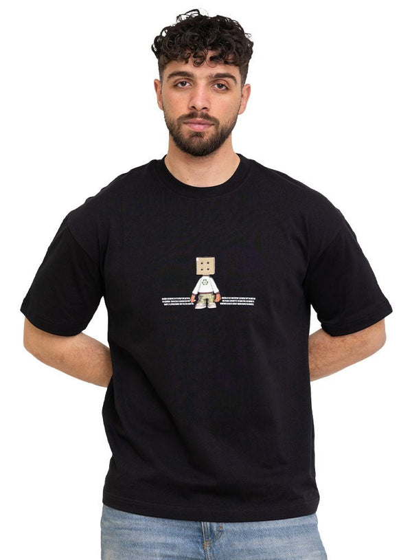 Black Design 3754VIG - O - S Round T-shirt - Khotwh