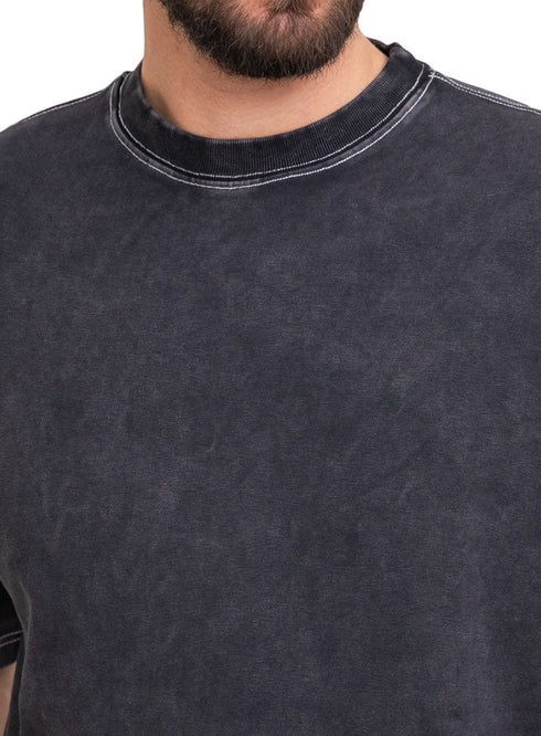 Black Design 3776VIG - O - S Round T-shirt - Khotwh