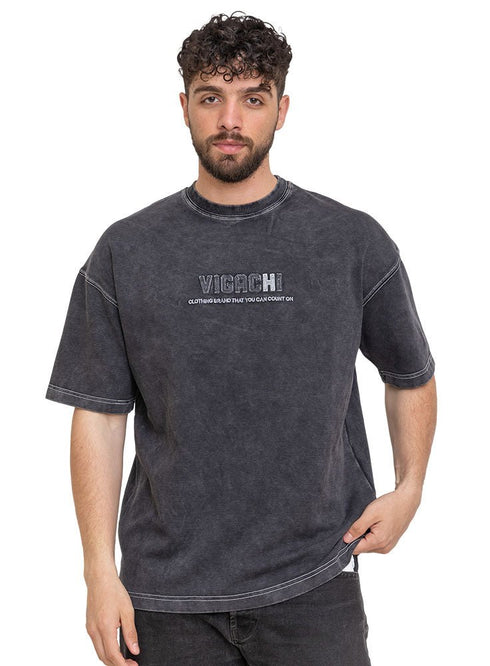 Black Design 3777VIG - O - S Round T-shirt - Khotwh