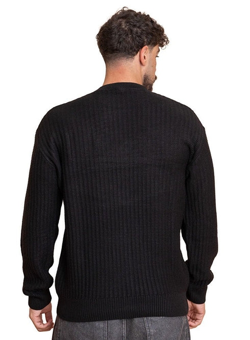 Black Design 382 Round Pullover - Khotwh