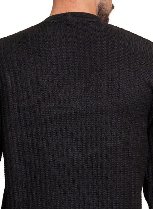 Black Design 382 Round Pullover - Khotwh