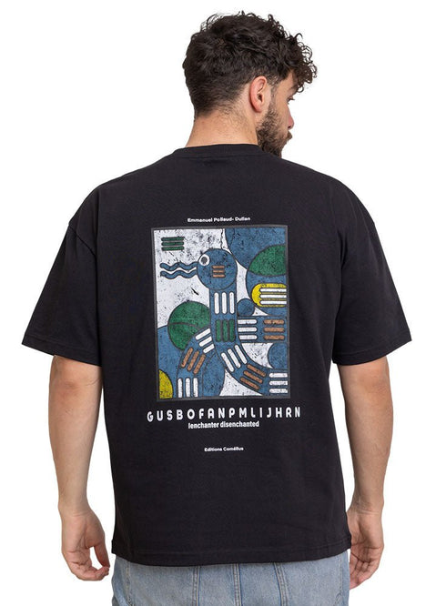 Black Design 3822VIG - O - S Round T-shirt - Khotwh
